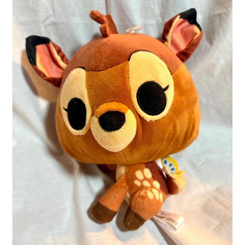 Funko Disney Bambi Plush Stuffed Animal Fawn with Butterfly 2023 Collectible